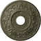Ekena Millwork Valletta Ceiling Medallion (Fits Canopies up to 3 1/2"), 18"OD x 3 1/2"ID x 1"P, Spartan Stone CM18VLSSF - alternate 1